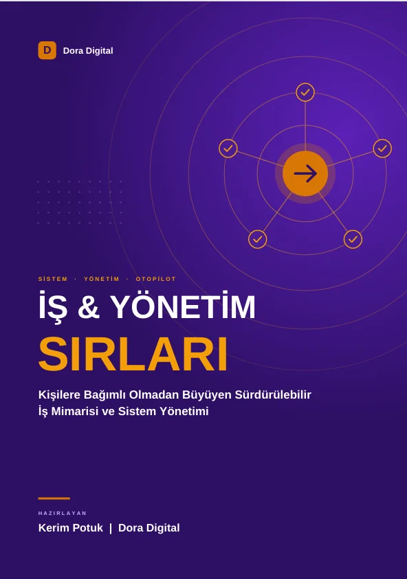 İş & Yönetim Sırları: Kişilere Bağımlı Olmadan Büyüyen Sürdürülebilir İş Mimarisi (PDF E-Kitap)